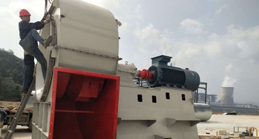 廣西客戶風機安裝現場